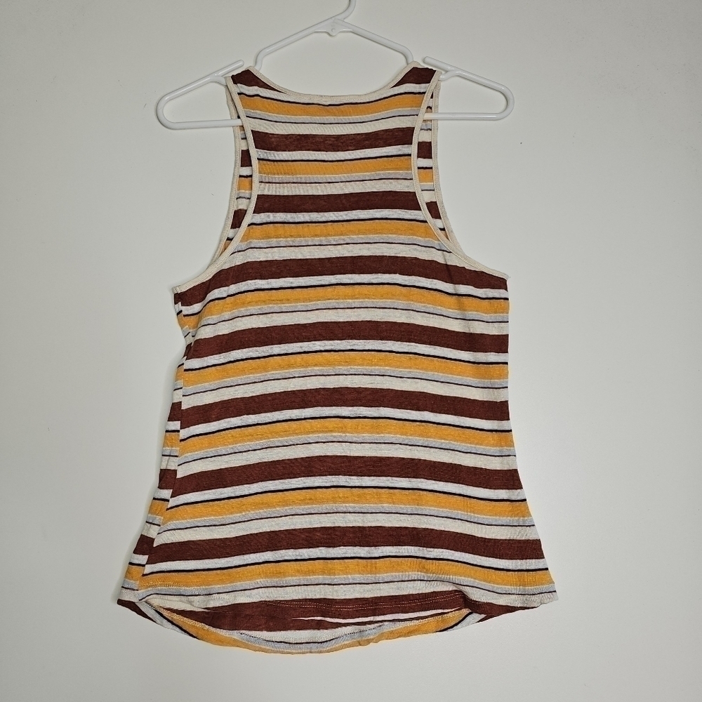 Frame Linen Striped Racerback Tank Size Small - Picture 11 of 11
